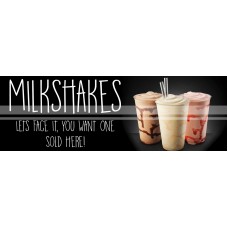 Milkshakes PVC Banner